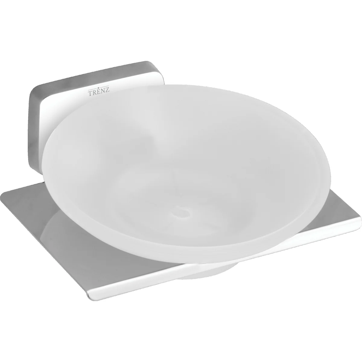 Frosted Glass Soap Dish