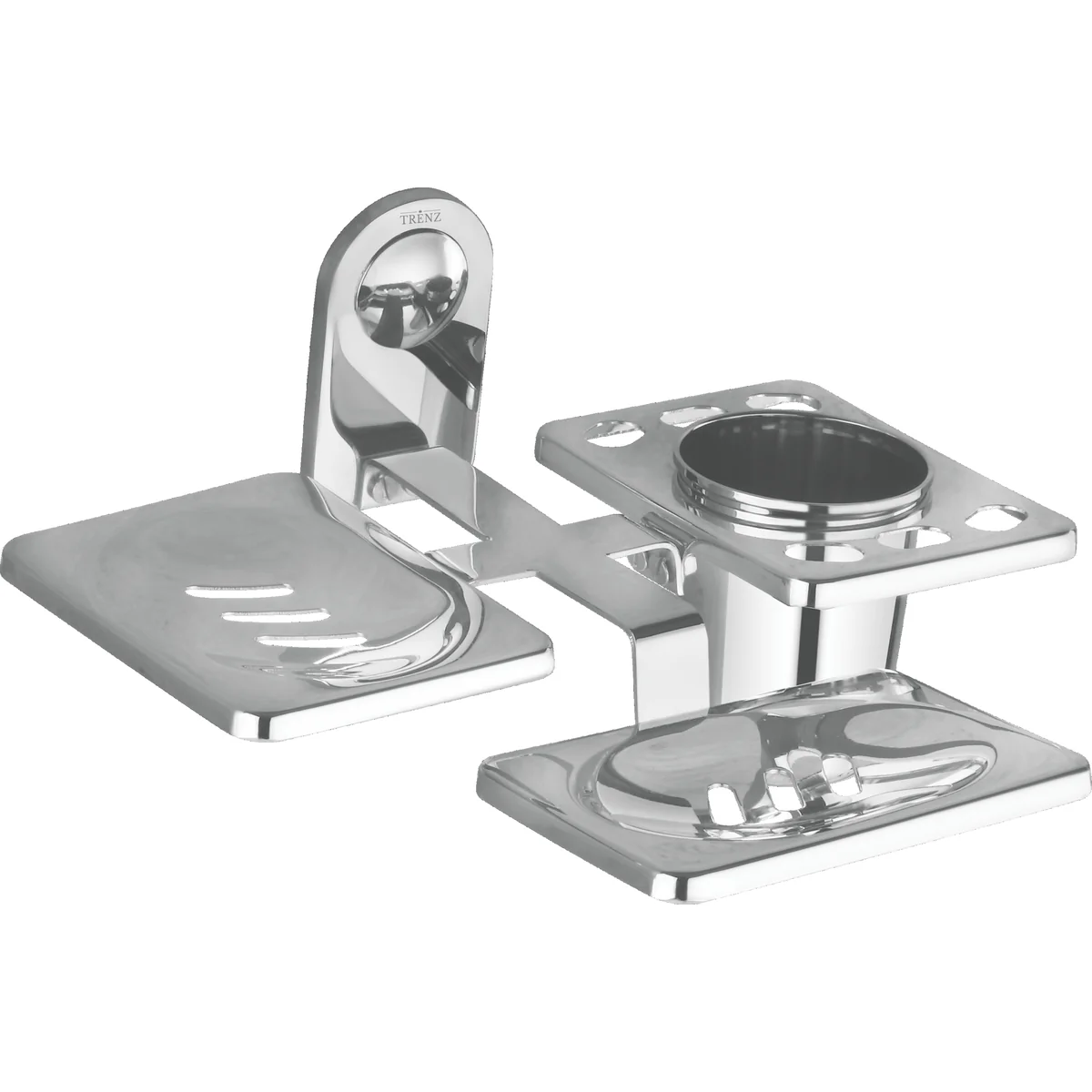 Double Soap Dish with Tumbler
