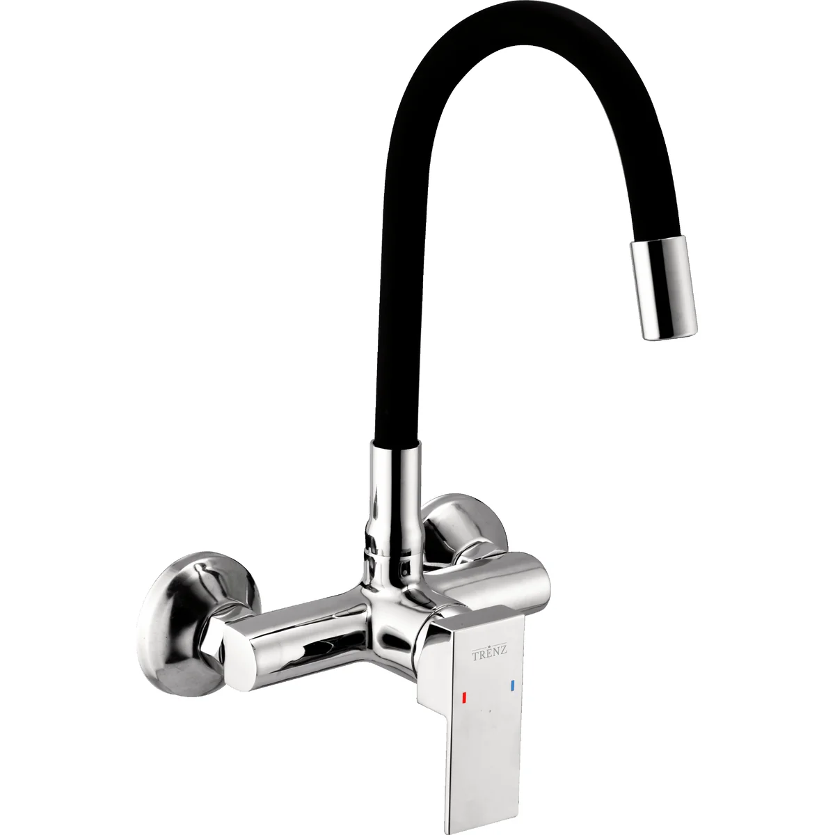 Single Lever Sink Mixer with Swivel Spout Black