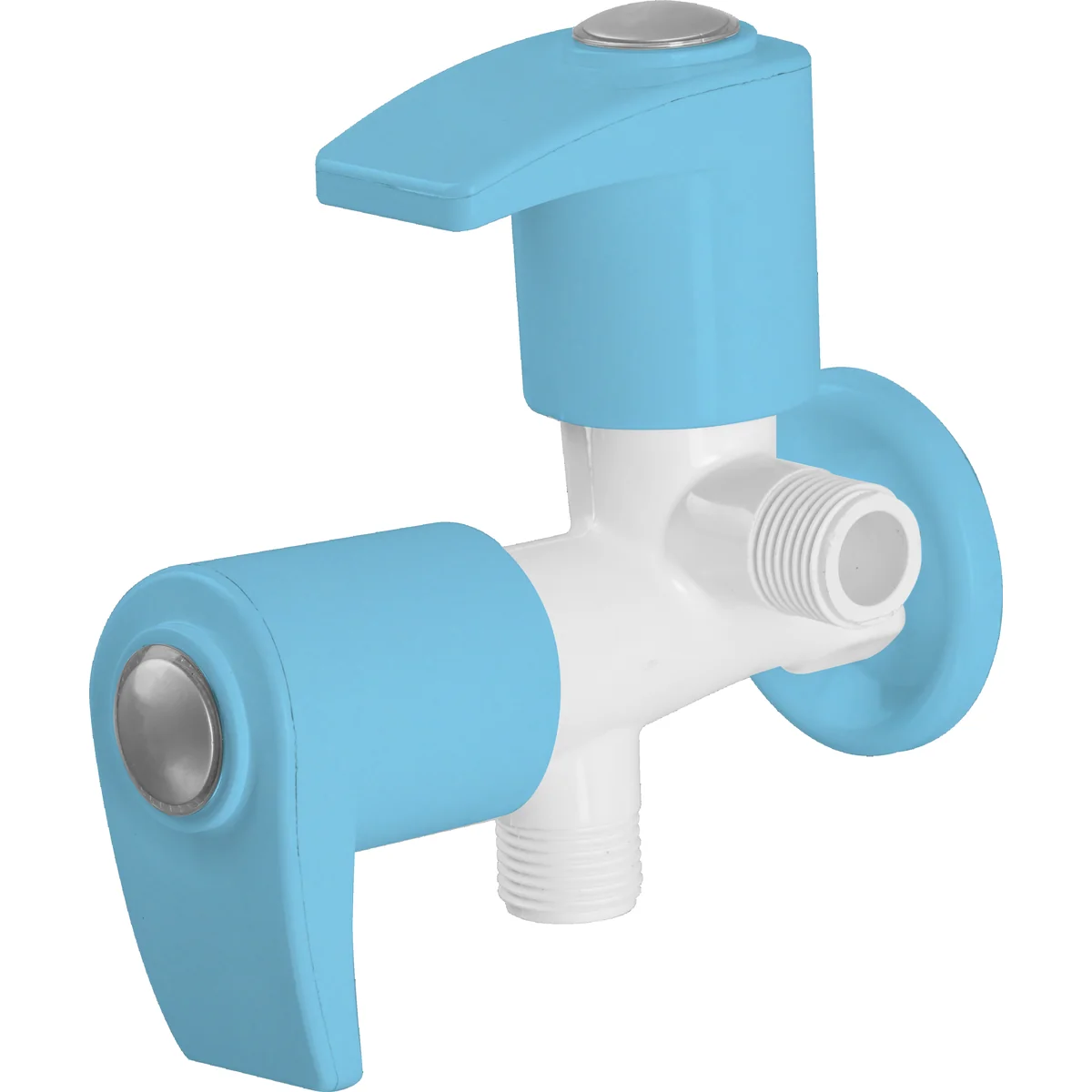 2 Way Angle Cock with Flange