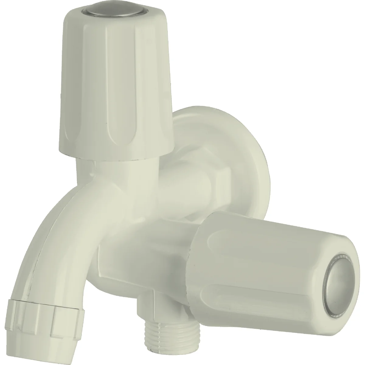 2 in 1 Bib Cock with Flange