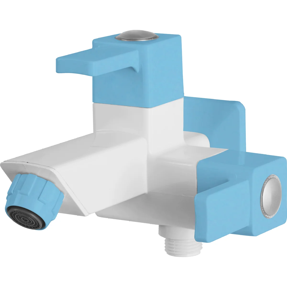2 in 1 Bib Cock with Flange