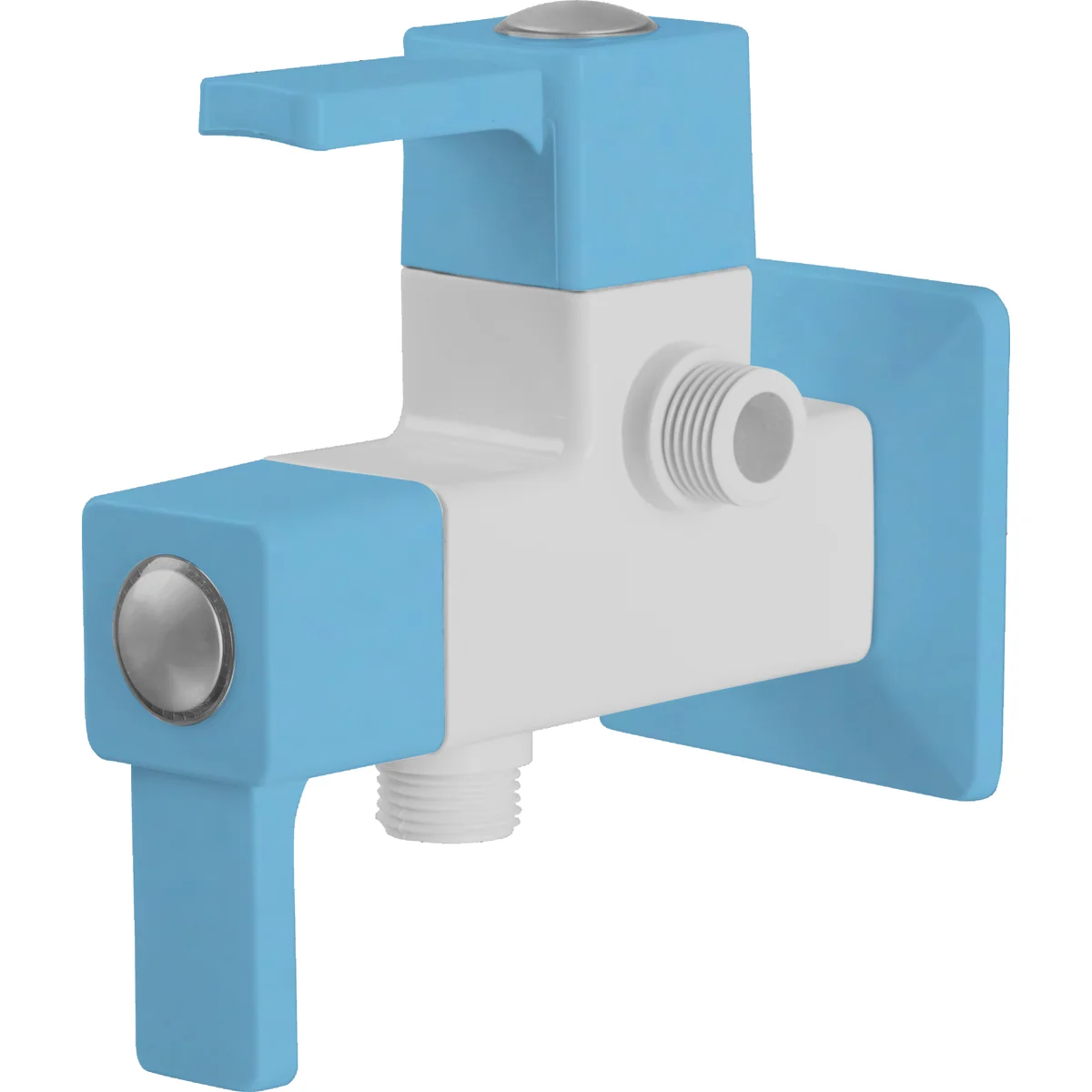 2 Way Angle Cock with Flange