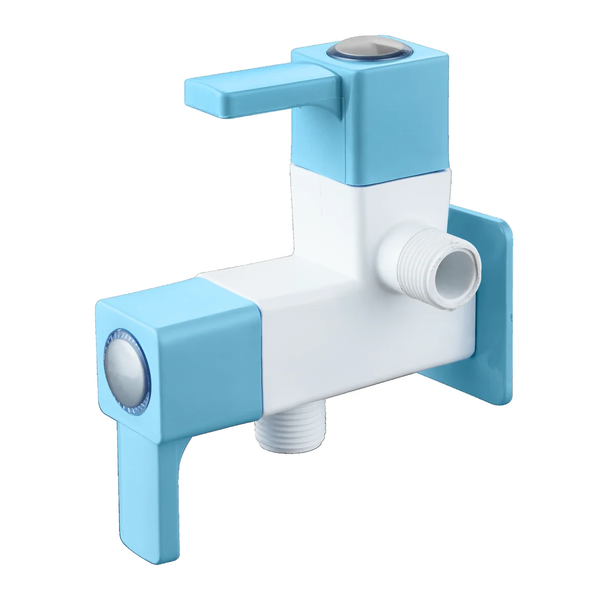 2 Way Angle Cock with Flange