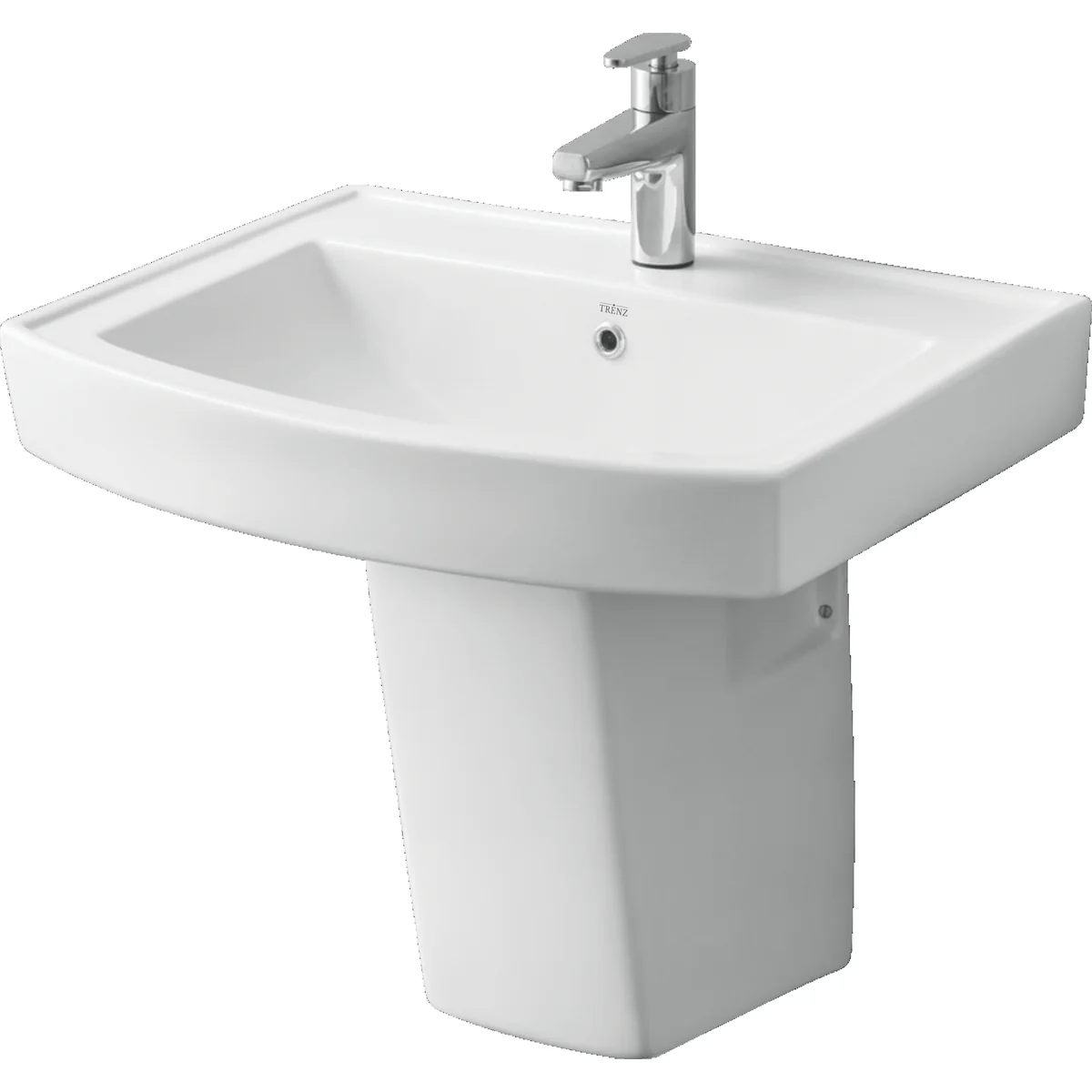 MARVEL Wash Basin Half Pedestal (570x425x475mm)