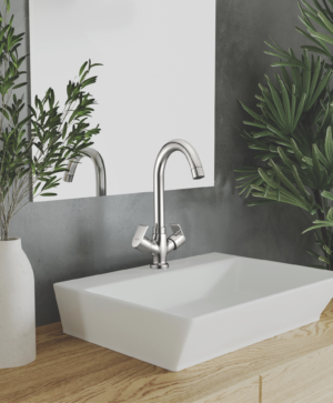 Centre Hole Basin Mixer