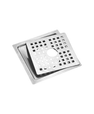 SS304 Gratings 5×5″ with hole Rainfall